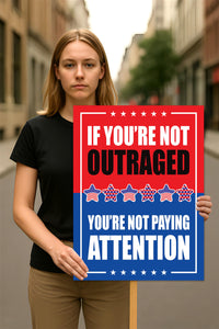 Abolish ICE No One Is Illegal Protest Sign, No Kings In America, Anti-Trump Resistance Political Protest Poster, Resist Fascism Rally Sign