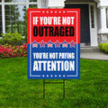 Abolish ICE Yard Sign, Keep the Immigrants, Deport the Racists Lawn Sign, Anti-Trump, Resist Fascism Yard Sign with Metal H-Stake