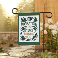 Abolish ICE Garden Flag, Double Sided, Keep the Immigrants, Deport the Racists Flag, Anti-Trump, Resist Racism Flag, Resist Fascism Flag