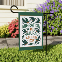 Abolish ICE Garden Flag, Double Sided, Keep the Immigrants, Deport the Racists Flag, Anti-Trump, Resist Racism Flag, Resist Fascism Flag