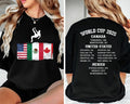 World Cup 2026 Shirt, USA World Cup Soccer Shirt, Canada Mexico USA Tee, Football Fan Shirt, Soccer World Cup Shirt, Fan Gifts, Front Back