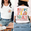 Happy Pi Day Shirt, Custom Name Funny Math Shirt, Be Irrational Tee, Front Back