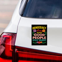 Abolish ICE Magnet, Keep the Immigrants, Deport the Racists, Anti-Trump, Resist Racism Car Magnet, Resist Fascism Vehicle Magnet, 6" x 4.5"