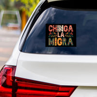 Abolish ICE No One Is Illegal Protest Vinyl Sticker, Resist Hate Decal, Anti-Trump Resistance, Resist Fascism Car Bumper Sticker, 6" x 4.5"
