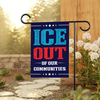 Abolish ICE Garden Flag, Double Sided, Keep the Immigrants, Deport the Racists Flag, Anti-Trump, Resist Racism Flag, Resist Fascism Flag