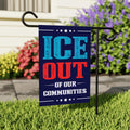 Abolish ICE Garden Flag, Double Sided, Keep the Immigrants, Deport the Racists Flag, Anti-Trump, Resist Racism Flag, Resist Fascism Flag