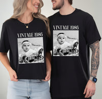 Personalized Vintage Photo Shirt, Custom Picture Birthday Shirt, 30th Birthday Tee, 40th Birthday Gift, Unisex Retro Birthday Shirt