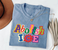 Abolish ICE Shirt, Anti ICE Protest Shirt, No Human Is Illegal Tee, Pro Immigrants Shirt, Liberal Magazine Letters Shirt, Protest Gifts