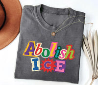 Abolish ICE Shirt, Anti ICE Protest Shirt, No Human Is Illegal Tee, Pro Immigrants Shirt, Liberal Magazine Letters Shirt, Protest Gifts