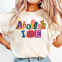Abolish ICE Shirt, Anti ICE Protest Shirt, No Human Is Illegal Tee, Pro Immigrants Shirt, Liberal Magazine Letters Shirt, Protest Gifts