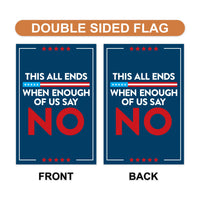 Abolish ICE Garden Flag, Double Sided, Keep the Immigrants, Deport the Racists Flag, Anti-Trump, Resist Racism Flag, Resist Fascism Flag