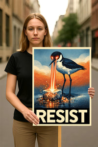 Abolish ICE No One Is Illegal Protest Sign, No Kings In America, Anti-Trump Resistance Political Protest Poster, Resist Fascism Rally Sign