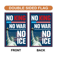 Abolish ICE Garden Flag, Double Sided, Keep the Immigrants, Deport the Racists Flag, Anti-Trump, Resist Racism Flag, Resist Fascism Flag