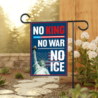 Abolish ICE Garden Flag, Double Sided, Keep the Immigrants, Deport the Racists Flag, Anti-Trump, Resist Racism Flag, Resist Fascism Flag