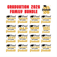 Proud of a 2026 Graduate Shirt, Class of 2026 Shirt, Graduation Family Tee