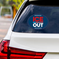 Abolish ICE No One Is Illegal Protest Vinyl Sticker, Resist Hate Decal, Anti-Trump Resistance, Resist Fascism Car Bumper Sticker, 6" x 4.5"