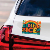 Abolish ICE Magnet, Keep the Immigrants, Deport the Racists, Anti-Trump, Resist Racism Car Magnet, Resist Fascism Vehicle Magnet, 6" x 4.5"
