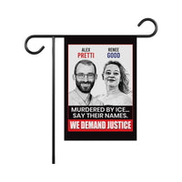 Abolish ICE Garden Flag, Double Sided, Keep the Immigrants, Deport the Racists Flag, Anti-Trump, Resist Racism Flag, Resist Fascism Flag