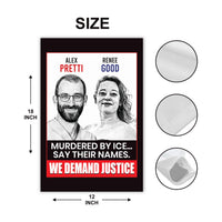 Abolish ICE Garden Flag, Double Sided, Keep the Immigrants, Deport the Racists Flag, Anti-Trump, Resist Racism Flag, Resist Fascism Flag