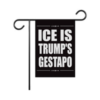 Abolish ICE Garden Flag, Double Sided, Keep the Immigrants, Deport the Racists Flag, Anti-Trump, Resist Racism Flag, Resist Fascism Flag