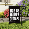 Abolish ICE Garden Flag, Double Sided, Keep the Immigrants, Deport the Racists Flag, Anti-Trump, Resist Racism Flag, Resist Fascism Flag