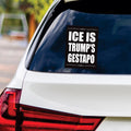 Abolish ICE No One Is Illegal Protest Vinyl Sticker, Resist Hate Decal, Anti-Trump Resistance, Resist Fascism Car Bumper Sticker, 6