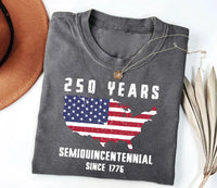Retro USA 250 Shirt, Independence Day Shirt, Celebrate 250th Anniversary Tee, USA Flag Shirt, 4th of July Shirt, Gifts for Americans