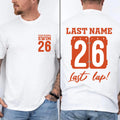 Senior Last Lap Shirt, Swim Senior Night Shirt, Swimmer Graduation Tee, High School Swimmer Shirt, Class of 2026 Gifts, Front Back