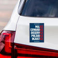 Abolish ICE Magnet, Keep the Immigrants, Deport the Racists, Anti-Trump, Resist Racism Car Magnet, Resist Fascism Vehicle Magnet, 6