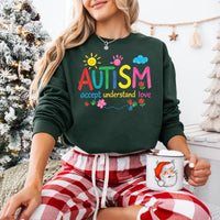 Brushstroke Autism Shirt, Autism Awareness Shirt, Autism Puzzle Pieces Tee, Autism Support Shirt, Autism Month Gifts, Gifts for Families