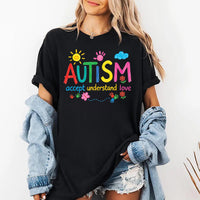 Brushstroke Autism Shirt, Autism Awareness Shirt, Autism Puzzle Pieces Tee, Autism Support Shirt, Autism Month Gifts, Gifts for Families