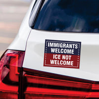 Abolish ICE Magnet, Keep the Immigrants, Deport the Racists, Anti-Trump, Resist Racism Car Magnet, Resist Fascism Vehicle Magnet, 6" x 4.5"