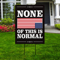 Abolish ICE Yard Sign, Keep the Immigrants, Deport the Racists Lawn Sign, Anti-Trump, Resist Fascism Yard Sign with Metal H-Stake