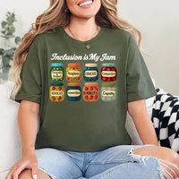 Inclusion Is My Jam Shirt, Neurodiversity Teacher Shirt, Special Education Tee, Autism Awareness Shirt, Teacher Gift, Gift for Educators