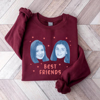 Personalized Best Friend Shirt, Custom Photo Bestie Shirt, Friendship Gift Tee, Birthday Gift for Friend Shirt, Gifts for Friends