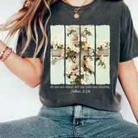 Jesus Is the Light Shirt, Floral Christian Shirt, Motivational Bible Verse Tee, His Grace Is Enough Shirt, Religious Shirt, Christian Gift