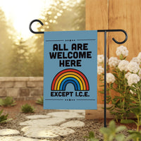 Abolish ICE Garden Flag, Double Sided, Keep the Immigrants, Deport the Racists Flag, Anti-Trump, Resist Racism Flag, Resist Fascism Flag