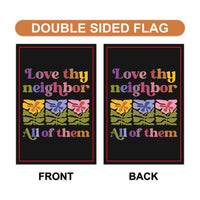 Abolish ICE Garden Flag, Double Sided, Keep the Immigrants, Deport the Racists Flag, Anti-Trump, Resist Racism Flag, Resist Fascism Flag