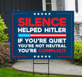Abolish ICE Yard Sign, Keep the Immigrants, Deport the Racists Lawn Sign, Anti-Trump, Resist Fascism Yard Sign with Metal H-Stake