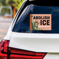 Abolish ICE No One Is Illegal Protest Vinyl Sticker, Resist Hate Decal, Anti-Trump Resistance, Resist Fascism Car Bumper Sticker, 6" x 4.5"
