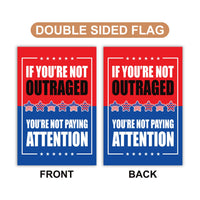Abolish ICE Garden Flag, Double Sided, Keep the Immigrants, Deport the Racists Flag, Anti-Trump, Resist Racism Flag, Resist Fascism Flag