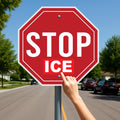 ICE Equals American Gestapo Protest Vinyl Sticker, Stop ICE Decal, Anti-ICE, Anti-Trump Resistance, Resist Fascism Sticker