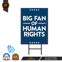 Abolish ICE Yard Sign, Keep the Immigrants, Deport the Racists Lawn Sign, Anti-Trump, Resist Fascism Yard Sign with Metal H-Stake