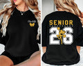 Senior 2026 Cheer Shirt, Custom Senior 2026 Shirt, Graduation 2026 Tee, Senior Cheer Gift Shirt, Custom Name Graduation Shirt, Front Back
