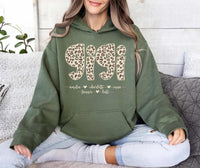 Personalized Gigi Shirt, Custom Grandma Shirt with Grandkids Names, Leopard Mimi Tee, Nana Shirt, Mother’s Day Shirt, Gifts for Gigi
