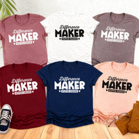 Difference Maker Sped Teacher Shirt, Special Education Teacher Shirt, Sped Squad Tee, Special Ed Teacher Shirt, Teacher Gift, Educators Gift