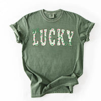 Coquette Lucky St Patrick’s Day Shirt, Preppy St Patricks Day Shirt, Pink Shamrock Tee, Retro Lucky Shirt, Unisex St Patty’s Shirt