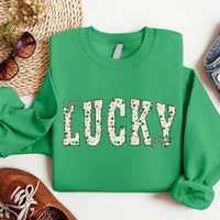 Coquette Lucky St Patrick’s Day Shirt, Preppy St Patricks Day Shirt, Pink Shamrock Tee, Retro Lucky Shirt, Unisex St Patty’s Shirt