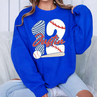 Custom Baseball Player Sweatshirt, Game Day Baseball Mom Shirt, School Baseball Team Tee, Custom Name Baseball Shirt, Baseball Gifts