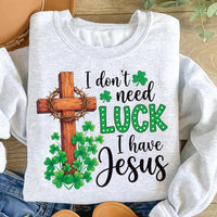 Christian St Patrick’s Day Shirt, Clover Cross Shirt, Faith Shamrock Tee, Religious St Patrick Shirt, Saint Patrick Gift, Christians Gift